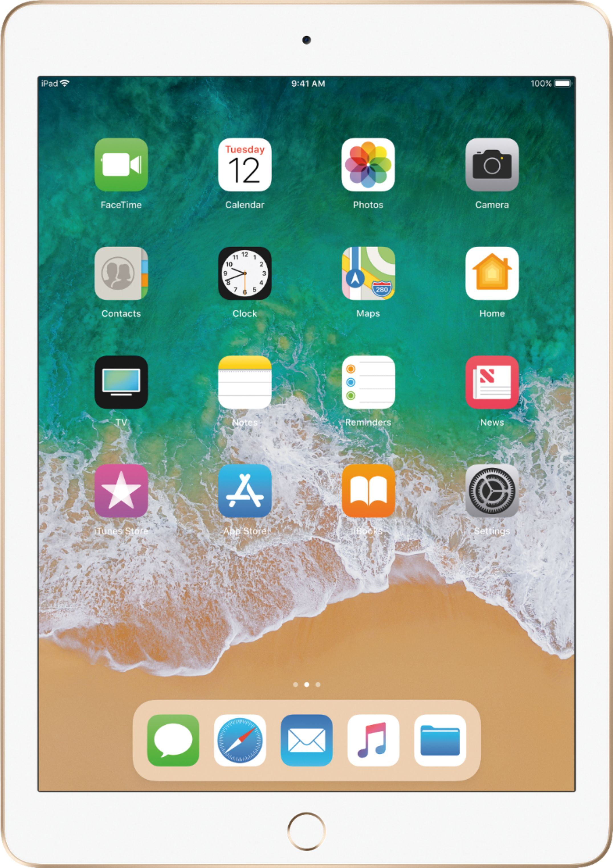 Restored Apple - iPad (5th generation) with WiFi - 32GB – Gold