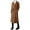 Brown-01, variant on HTNBO Womens Oversized Long Trench Coat Double Breasted Notch Lapel Wool Blend Coats Windproof Jackets Overcoat with Belt