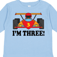 thumbnail image 4 of Inktastic Race Car 3rd Birthday Boys Long Sleeve Toddler T-Shirt, 4 of 5