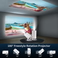 thumbnail image 3 of Proyector Astarama Mini HY300 4K/200 ANSI 2,4/5G WiFi BT5.0, 3 of 7
