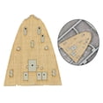 thumbnail image 2 of Cubierta de madera portaaviones 1/350 Ark Royal Sunnimix Kit de modelo piezas con adhesivo, 2 of 8
