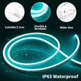 thumbnail image 2 of WANGQ LED Strip White 16.4ft/5m Neon Strip 12V Silicone Waterproof Flexible LED Neon Rope Light (Power Adapter Not Included), 2 of 6