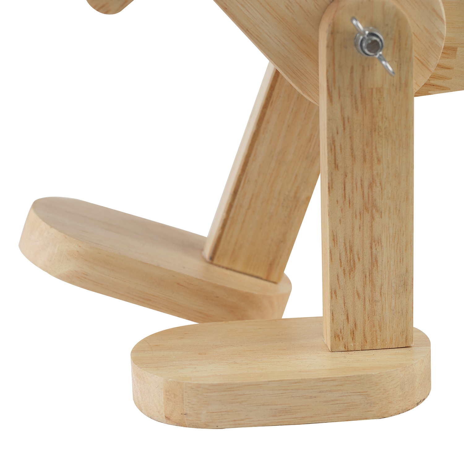 Globe Electric Terry Dinosaur 10" Wooden Desk Lamp, White Shade, In-Line On/Off Rocker Switch