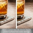 thumbnail image 6 of Thirstystone Winter Forest Snowman 4-Pack Tumbled Tile Coasters, 6 of 7