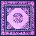 thumbnail image 1 of Ahgly Company Indoor Square Persian Purple Traditional Area Rugs, 7' Square, 1 of 4