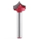 thumbnail image 2 of Vástago De 6 Mm Fresa De Grabado CNC 3D Ranura En V Punta De Aguja Broca Enrutadora Herramienta De Tallado De Carpintería Para Biselado Decorativo Acrílico MDF PVC, 2 of 2