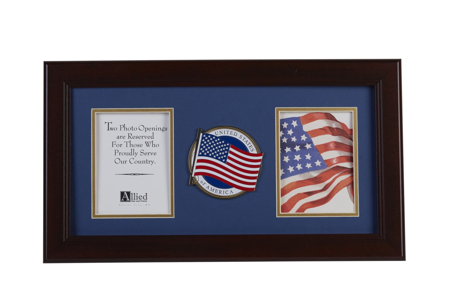 Allied Frame Patriotic Dual Picture Frame Walmart Com Walmart Com