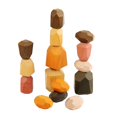 thumbnail image 2 of de apilamiento Juguete Montessori Rompecabezas Juguete Piedras de Bloques de construcción 15 piezas Hugo apilar piedras, 2 of 10