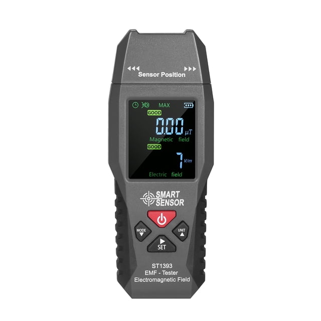 Smart Sensor St1393 Medidor Emf Campo Electromagnético Detector Emf De Mano Mini Lcd Digita Tomshoo Medidor digital