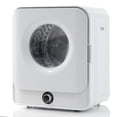 thumbnail image 2 of Topcobe 1.95Cu ft Clothes Dryer, 830W, Stainless Steel Tumbler, Multi-Filtration, 5 Programs, 58dB, Overheat Protection, White Door, Dust Removal, Odor Removal, Lint Removal, Dust Removal, 2 of 14