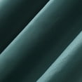 thumbnail image 3 of Sun Zero Solid Print Grommet Room Darkening Curtain Panel, 40" X 84.0" (Single Panel), 40"X84", Teal, 3 of 6