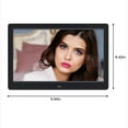 thumbnail image 3 of Birdeem Digital Photo Frame, 10-Inch Hd Digital Photo Frame Electronic Photo Album Calendar Clock Pictures Video Music Loop Playback Support Connected To the Computer, Headphones,Speakers, 3 of 6
