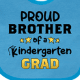 thumbnail image 4 of Inktastic Proud Brother of a Kindergarten Grad Boys Baby Bib, 4 of 4