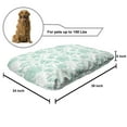 thumbnail image 2 of Turquoise Pet Bed, Flowers Butterflies Leaves Pattern Springtime Romantic Design Nature, Resistant Pad for Dogs and Cats Cushion with Removable Cover, 24" x 39", Turquoise Seafoam Pearl, by Ambesonne, 2 of 4