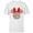 White, variant on Disney Minnie Mouse Icon Red and Green Holiday - Short Sleeve T-Shirt for Kids - Customized-White