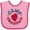 Pink and Fuchsia, variant on Inktastic Camp Grandma Boys or Girls Baby Bib