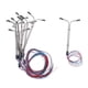 thumbnail image 3 of 10 farolas LED dobles para maquetas de trenes ferroviarios, escala HO 1:200, 3 of 9