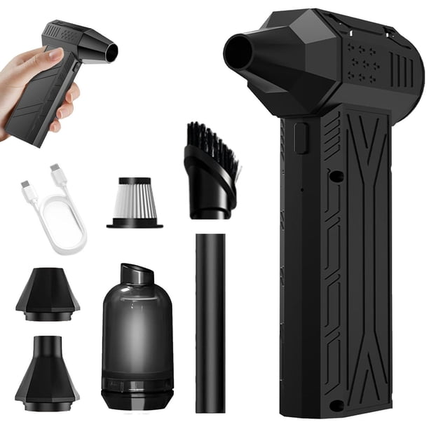 Plumero Electrico Inalámbrico Con Batería Recargable Plumero Electrico Ajustable de 14000RPM Para PC
