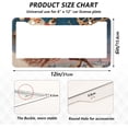 thumbnail image 2 of GZHJMY Santa Claus License Plate Frames 2 Pack Aluminum License Plate Holder Universal Car License Plate Covers with Screw Caps Decorative, 2 of 6