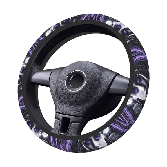 Wed-Nesday Steering Wheel Cover Elastic Stretch Breathable Vehicle Steering Wheel Protector Car Interior Accessories