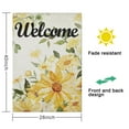 thumbnail image 5 of Spring Summer Sunflower Garden Flag 28x40 Inch Double Side for Outdoor Courtyard Garden Decor Flowers Welcome Holiday Flag for Outside Decoration, 5 of 6