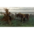 thumbnail image 3 of Willem Maris 18x12 Black Modern Framed Museum Art Print Titled - Boys Herding Donkeys, 3 of 5