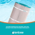 thumbnail image 4 of Hurricane HF9699-01 Advanced Pool and Spa Filter Cartridge Replacement, White, 4 of 5