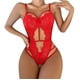 thumbnail image 1 of Gibobby Conjunto Lencería Tanga Y Bralette Tanga de Encaje Nueva Ropa Interior Sexy Lencería Tanga Flor Ropa de Dormir Sujetador de Íntimos Bustier Lingerie(Rojo, CH), 1 of 5