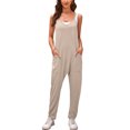 thumbnail image 2 of Coduop Women Sleeveless Jumpsuit Long Playsuit Spaghetti Strap Bodysuit Outfit Suspender Playwear, 2 of 9