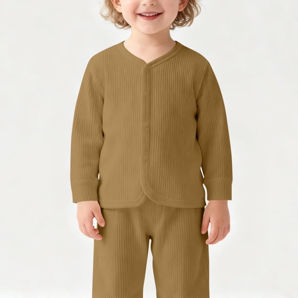 Prendas de abrigo y chaquetas informales sin capucha de manga larga para niños, abrigo para bebés, blusa de moda de otoño y primavera con jersey, camisa de manga larga con cuello redondo de color liso