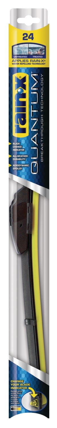 Rain-X Quantum 24" Wiper Blade, Applies water-repelling coating.
