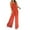 Red, variant on aidice Summer Rompers for Women Casual Spaghetti Strap Smocked High Waisted Wide Leg Pants Jumpsuits