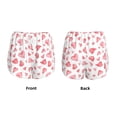 thumbnail image 5 of Picia Hearts Pattern Women's 2 in 1 Athletic Running Shorts High Waisted Workout Casual Gym Sweat Shorts with Comfy Liner Zipper Pockets-XX-Large, 5 of 9
