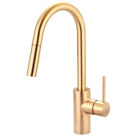 Pioneer Faucets 2MT260-BG Motegi 1.5 GPM Single Hole Kitchen Faucet - PVD Brushed Gold