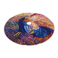thumbnail image 2 of Kll Rooster Oil Painting Christmas Tree Skirt 36",Party Decorations Farmhouse For Christmas Decorations Holiday Party, 2 of 8