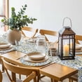 thumbnail image 6 of Elegant Blue Yellow Spring Floral Round 15 Inch Placemats Set of 2, Summer Botanical Green HeatResistant Non Slip Place Mats for Dining Table, Wipeable Braided Kitchen Table Mats for Housewarming, 6 of 9
