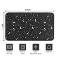 thumbnail image 5 of Black Star Moon Pattern Door Rugs,Washable Non Slip Door Mats Indoor,Decorative Door Mats,Entry Mat Indoor for Entrance,Bedroom,Kitchen,Bathroom,30"x17", 5 of 6
