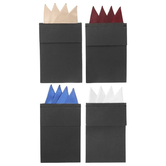 BESTYASH 4Ud Pañuelos Para Traje De En Flexible Accesorio Decorativo Para Ocasiones Especiales