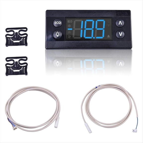 Rollbacks & More Erc112C Temperature Controller Kit, Electronic Refrigeration with Sensor Compatible 080G3491