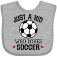 thumbnail image 3 of Inktastic Soccer Sports for Kids Boys or Girls Baby Bib, 3 of 4