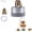 Sliver, variant on Mini Alcohol Stove, 2026 Backpacking Hiking Gear with Stable Stand, Spirit Burner for Outdoor Cooking, Brewing Tea, Coffee & Picnic (Gold)
