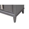 thumbnail image 3 of Mesita de noche Alpine Furniture Lorraine Grey 27x17,5x28,5 cm, 3 of 9