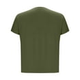thumbnail image 6 of DPTALR George Women's Summer V-Neck Short Sleeve T-Shirts,Dressy Casual Loose Fit Cute Trendy Fashion Tops,Army Green,Size XXL, 6 of 7