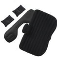 thumbnail image 4 of Colchón de aire para coche, cama de viaje inflable portátil, almohadilla para dormir flocada para acampar, SUV, RV, camión, color negro, 4 of 5