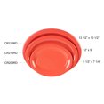 thumbnail image 3 of Excellante Color Orange Melamine Dinnerware Collection 9.5 x 7.25 inch Oval Platter, Comes in Dozen, 3 of 3