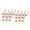 Wood 2, variant on Japanese 8.5 inch Ramen Handcrafted Wooden Soup Spoon Utensils Set for Kitchen, Hot Pot 10 Pcs