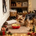 thumbnail image 2 of Ceramic Pet Dog Bowls,Apple Shaped 2 in 1 Pet Feeding Bowls and Water Bowl for Small Dogs,Cute Household Pet Daily Feeding Supply, 2 of 6