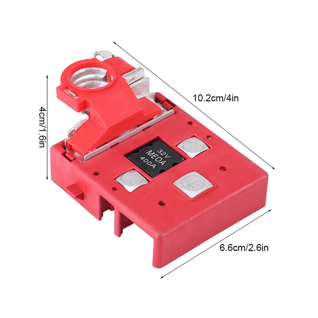 Subgina de Terminales de Batería del Automóvil, Terminales de atteres, Conector de Conector de PlásTiCO + Metal Para Uso Profesional