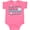 Hot Pink, variant on Inktastic Ovarian Cancer Being Strong Girls Baby Bodysuit