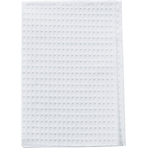 Tidi 917461 Dental Patient Bibs 2 1 Ply Paper Poly 13" X 18" White 500/Cs